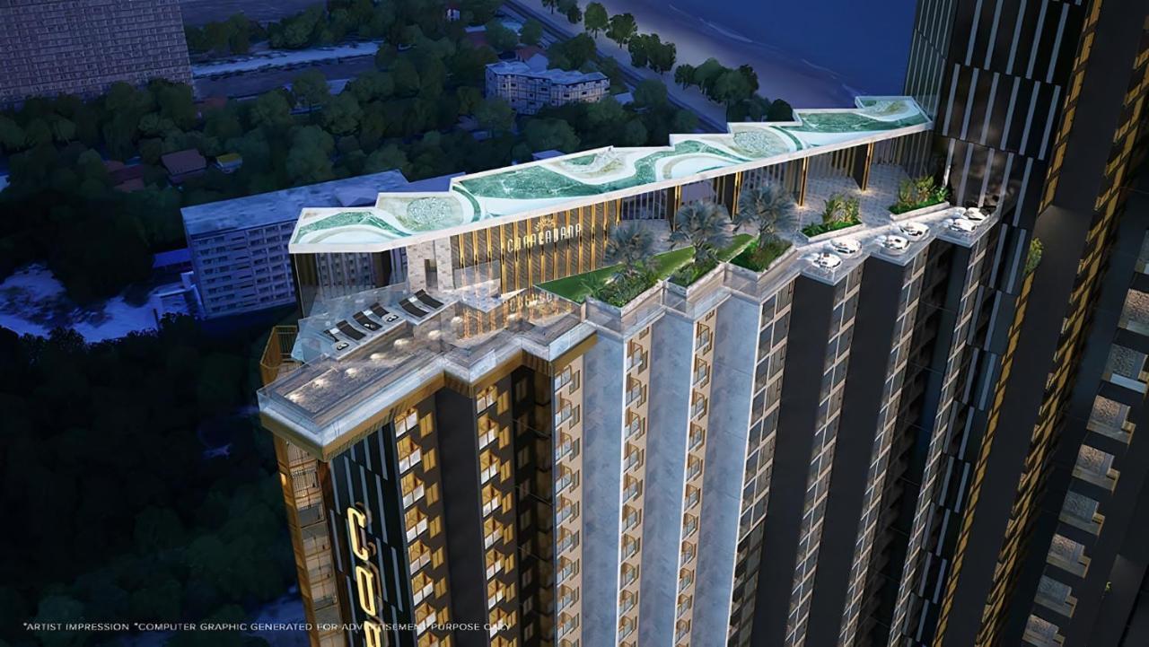 Luxury Sea View Room Beach Front Luxury Джомтьен Экстерьер фото